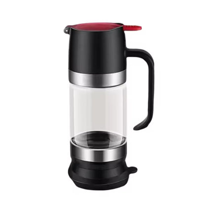 Premium 300 ML Clear Glass Honey Dispenser - Leak-Proof, No Drip Design with Convenient Handle