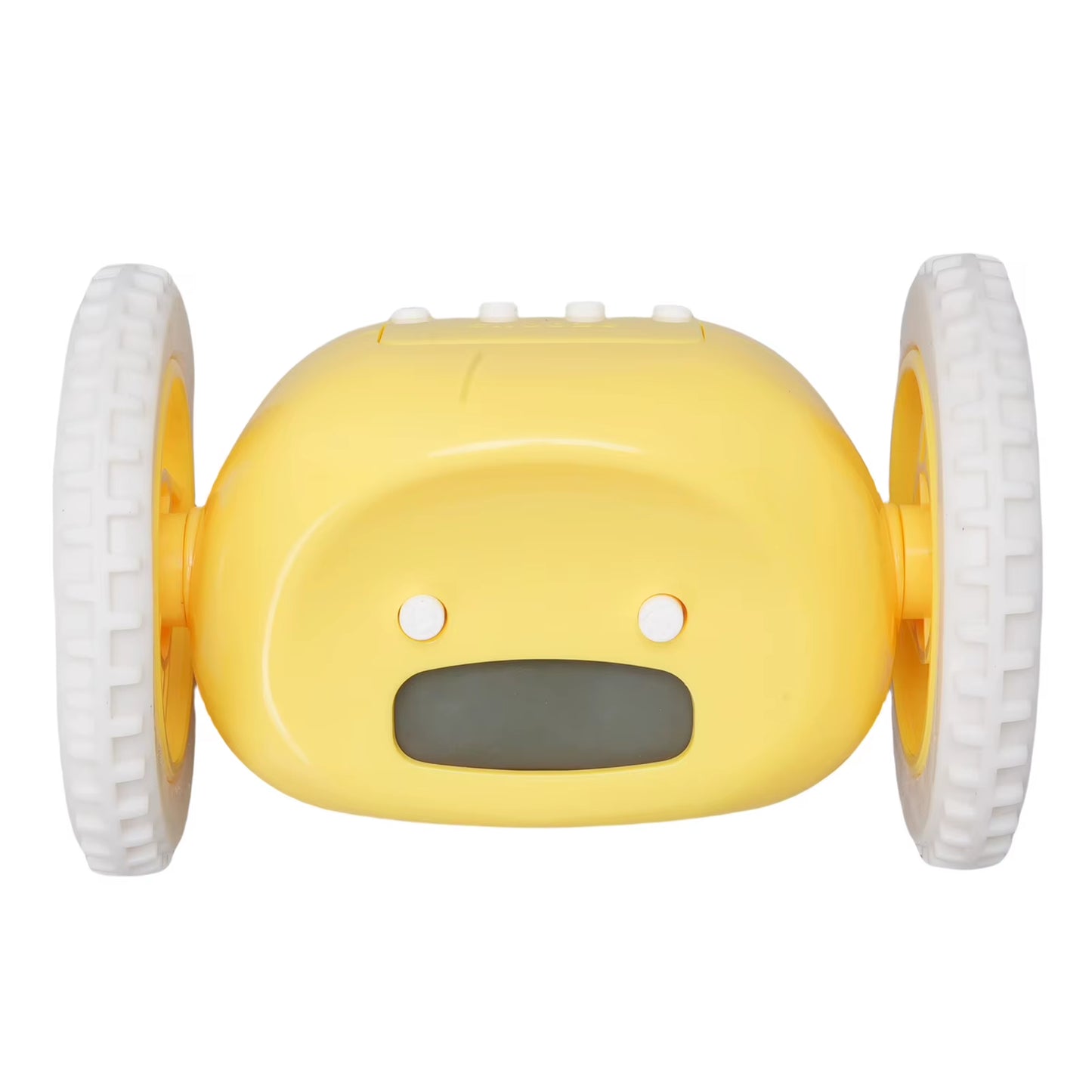 Wake Up on Time with the Extra Loud Alarm Clock on Wheels - Perfect for Heavy Sleepers!