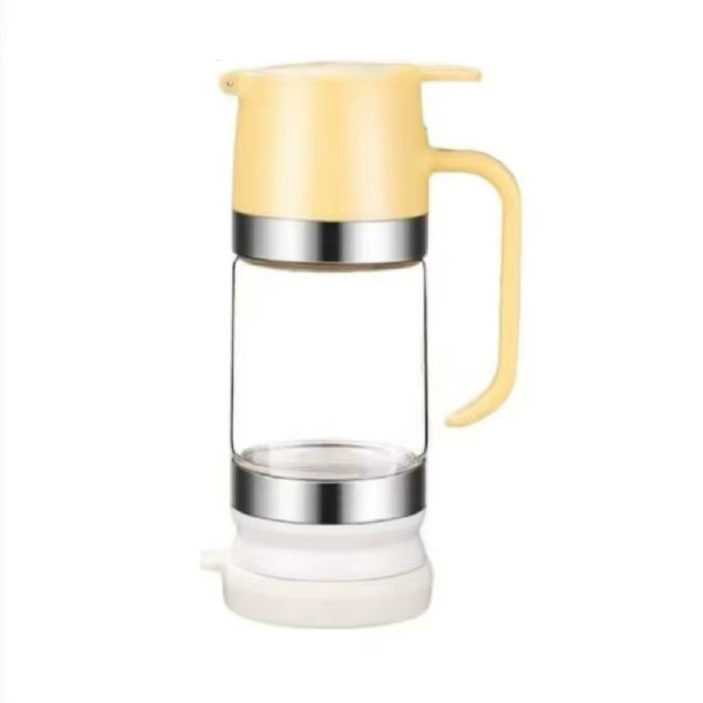 Premium 300 ML Clear Glass Honey Dispenser - Leak-Proof, No Drip Design with Convenient Handle