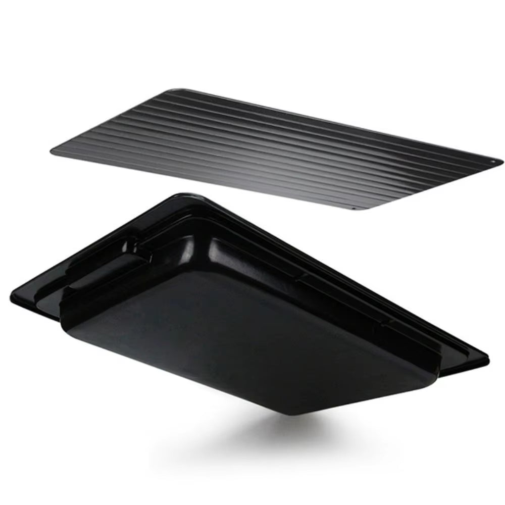 Fast Defrosting Tray with Water Storage - Efficient Thawing Plate for Meat and Frozen Foods
