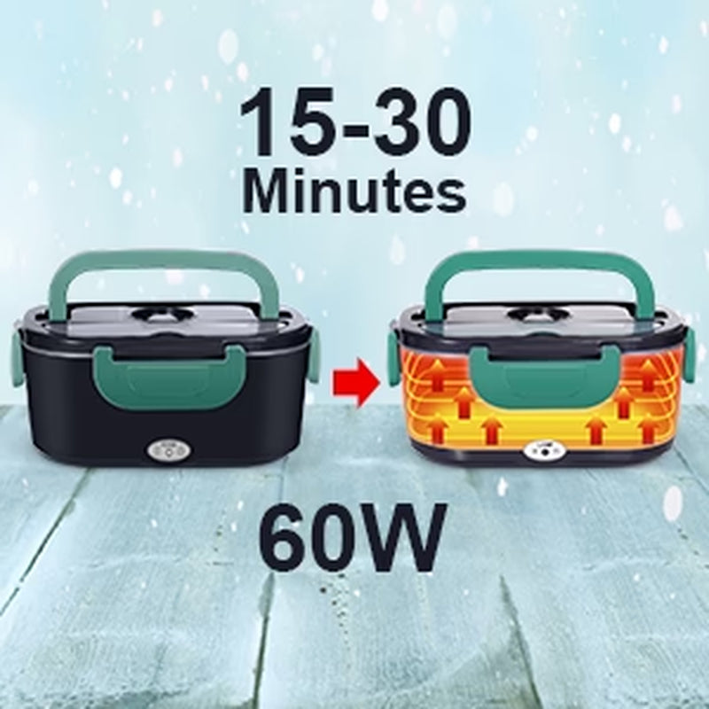 Revolutionize Your Mealtime with the Electric Lunch Box - Enjoy Hot, Homemade Meals Anywhere!