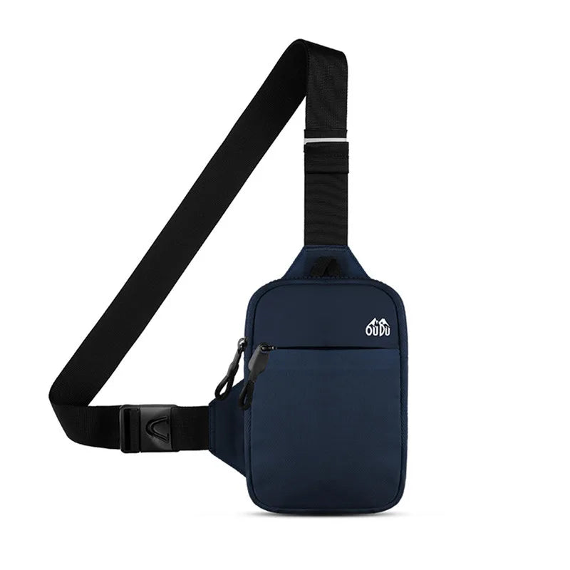 Versatile Sports Chest Bag for Men and Women - Waterproof Crossbody Bag for Outdoor Adventures