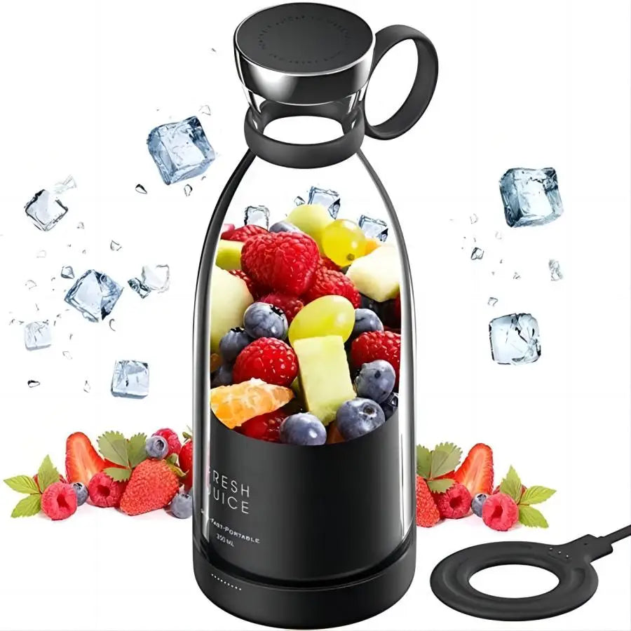 Experience Freshness Anywhere with the Portable Electric Juicer Blender - Your Ultimate Mini Fruit Mixer!