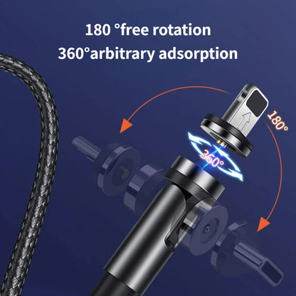 Experience Ultimate Convenience with the 540 Rotate Magnetic Type-C Mobile Phone Charger Cable for iPhone, Samsung, and Xiaomi
