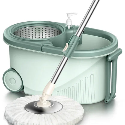 Effortless Cleaning with the Automatic Rotation Labor-Saving Mop and Magic Mop Bucket Set