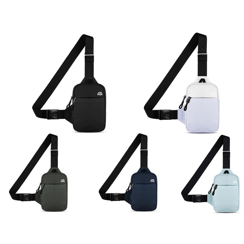 Versatile Sports Chest Bag for Men and Women - Waterproof Crossbody Bag for Outdoor Adventures