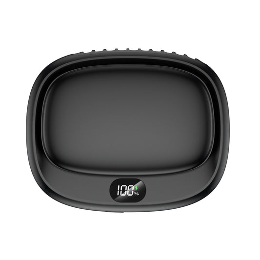 Experience Ultimate Comfort with the 2024 Rechargeable Handheld Mini Fan - Versatile Neck Hanging Design with 5 Speed Settings and Digital Display