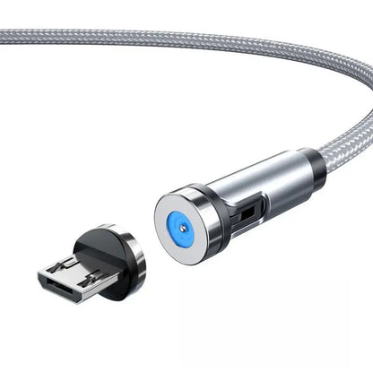Experience Ultimate Convenience with the 540 Rotate Magnetic Type-C Mobile Phone Charger Cable for iPhone, Samsung, and Xiaomi