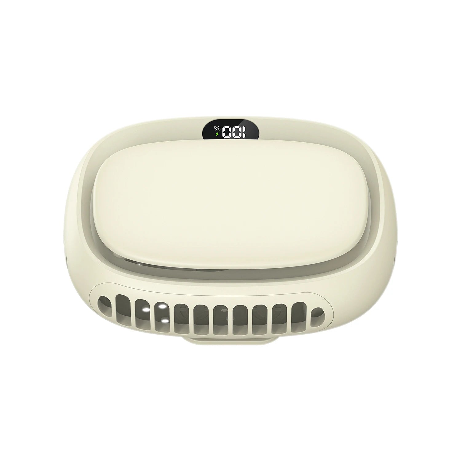Experience Ultimate Comfort with the 2024 Rechargeable Handheld Mini Fan - Versatile Neck Hanging Design with 5 Speed Settings and Digital Display