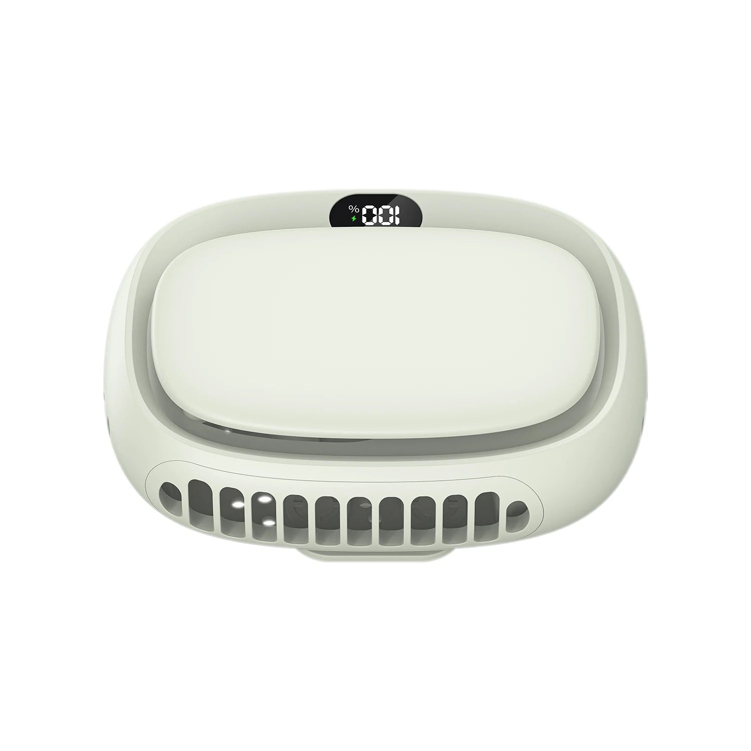 Experience Ultimate Comfort with the 2024 Rechargeable Handheld Mini Fan - Versatile Neck Hanging Design with 5 Speed Settings and Digital Display
