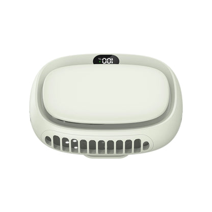 Experience Ultimate Comfort with the 2024 Rechargeable Handheld Mini Fan - Versatile Neck Hanging Design with 5 Speed Settings and Digital Display