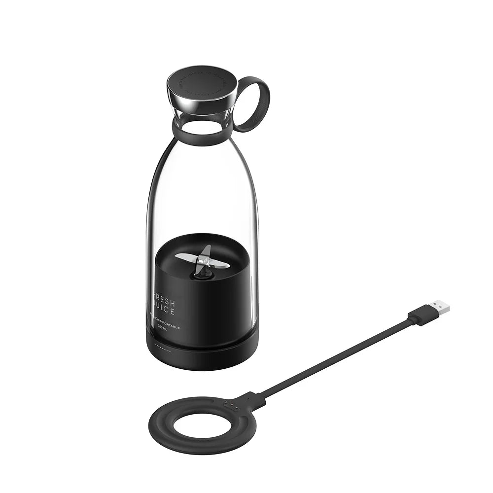 Experience Freshness Anywhere with the Portable Electric Juicer Blender - Your Ultimate Mini Fruit Mixer!