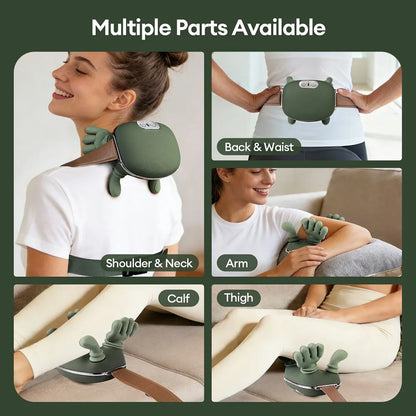 Experience Ultimate Relaxation with the 4D Bionic Finger Neck and Shoulder Massager – Wireless Cervical Trapezius Kneading Shawl with Brushless Motor