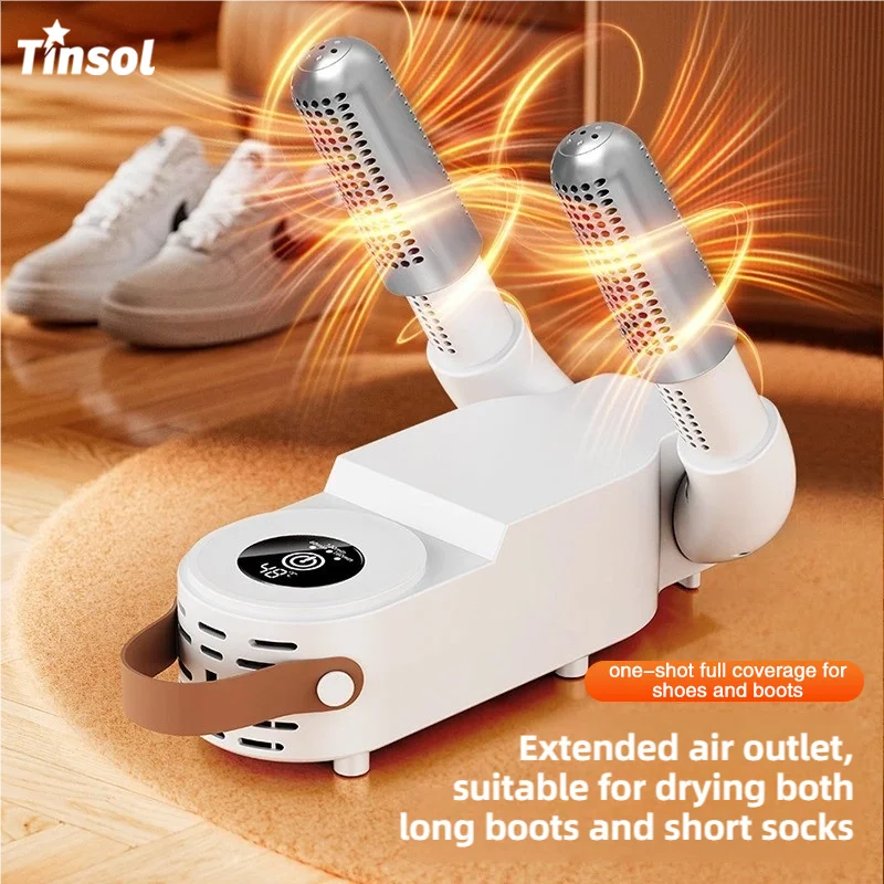 Revolutionary Foldable Touch Screen Shoe Dryer - Fast Heating, Sterilization, and Deodorizing for Ultimate Comfort
