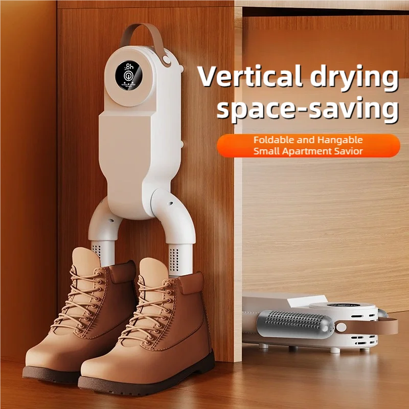 Revolutionary Foldable Touch Screen Shoe Dryer - Fast Heating, Sterilization, and Deodorizing for Ultimate Comfort