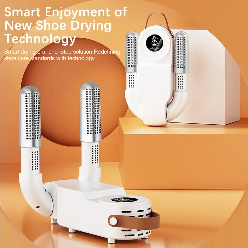 Revolutionary Foldable Touch Screen Shoe Dryer - Fast Heating, Sterilization, and Deodorizing for Ultimate Comfort
