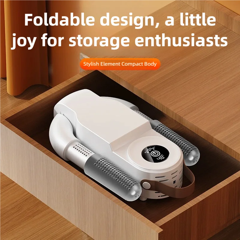 Revolutionary Foldable Touch Screen Shoe Dryer - Fast Heating, Sterilization, and Deodorizing for Ultimate Comfort