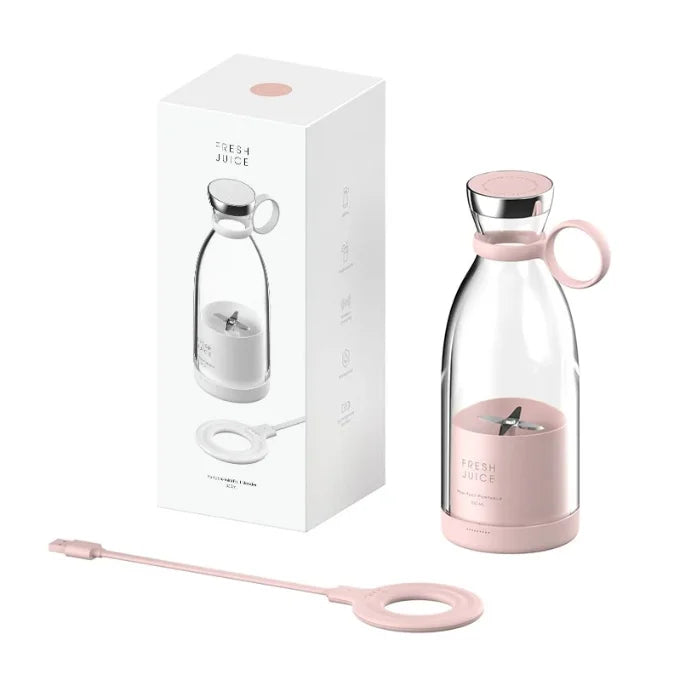 Experience Freshness Anywhere with the Portable Electric Juicer Blender - Your Ultimate Mini Fruit Mixer!