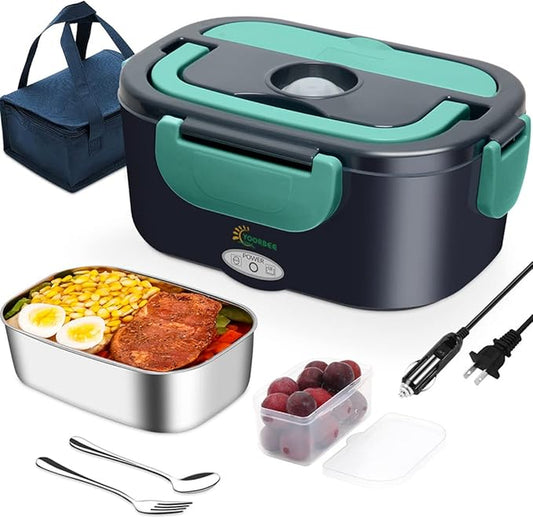Revolutionize Your Mealtime with the Electric Lunch Box - Enjoy Hot, Homemade Meals Anywhere!